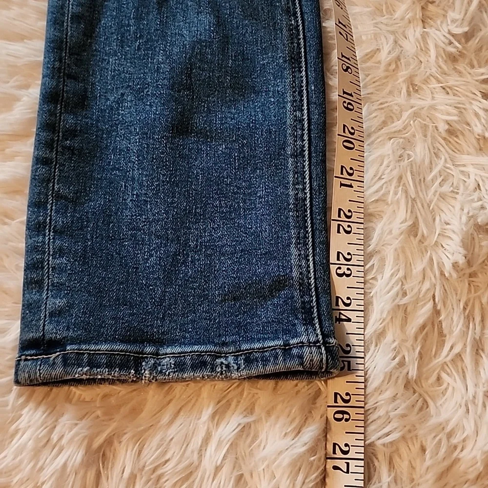 Vervet Jeanne Blue Denim Jeans Brand New High Rise Stretch Slim Straight